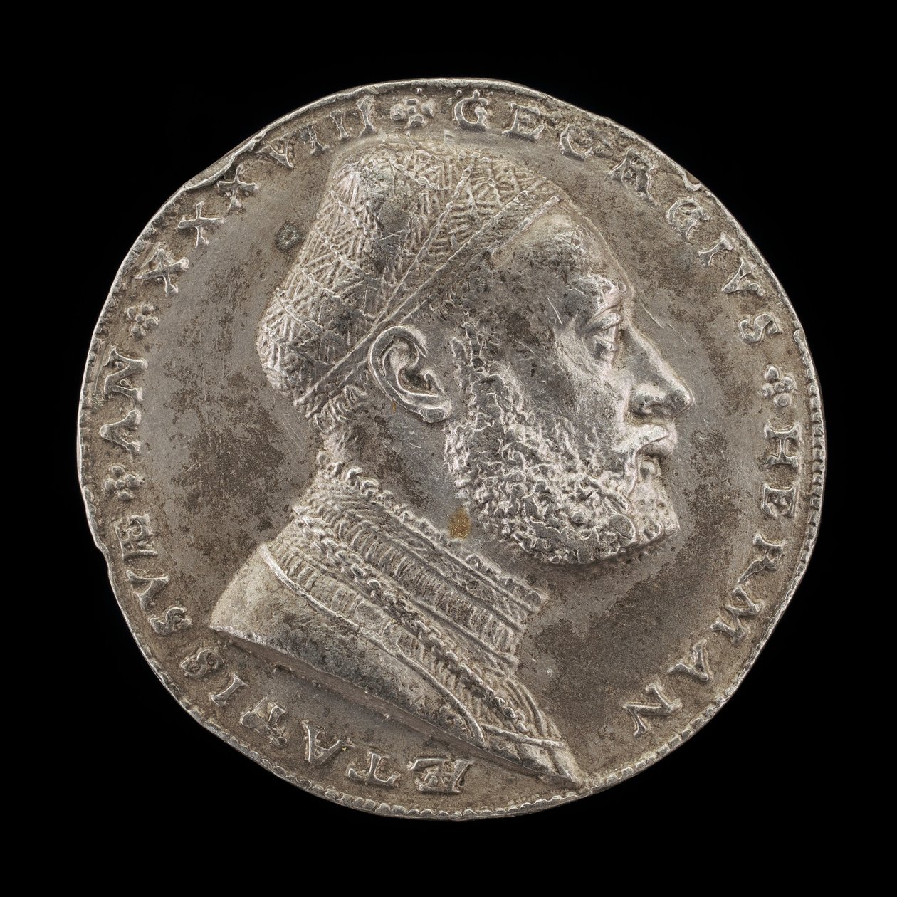Georg Hermann, 1491-1552, philosophe allemand [avers] - Matthes Gebel