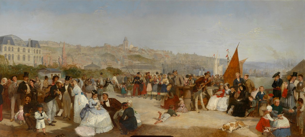 Jetée de Boulogne, 1870 - Matthew Somerville Morgan