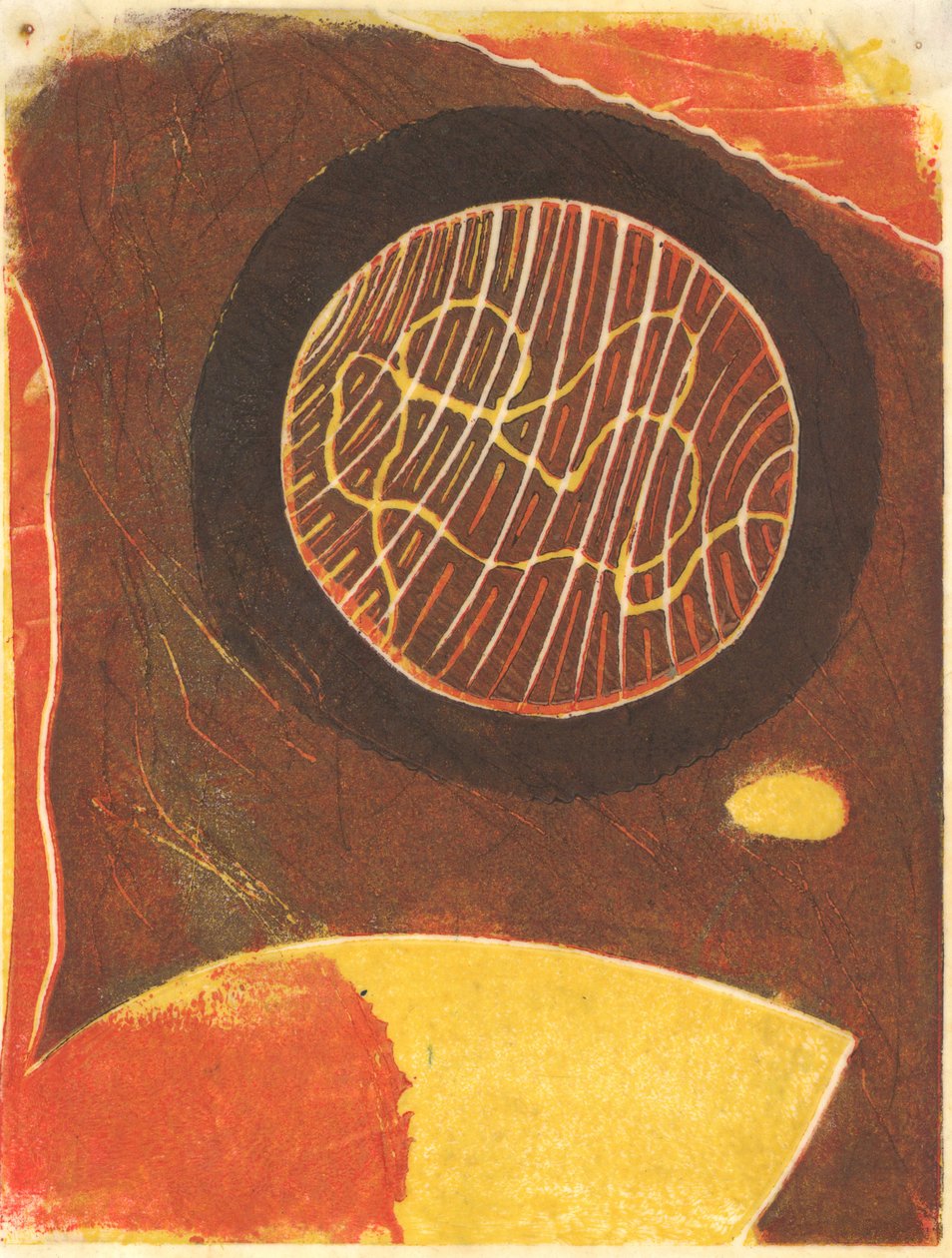 Armoureux, 2013 (linocut) - Matthew Hilton