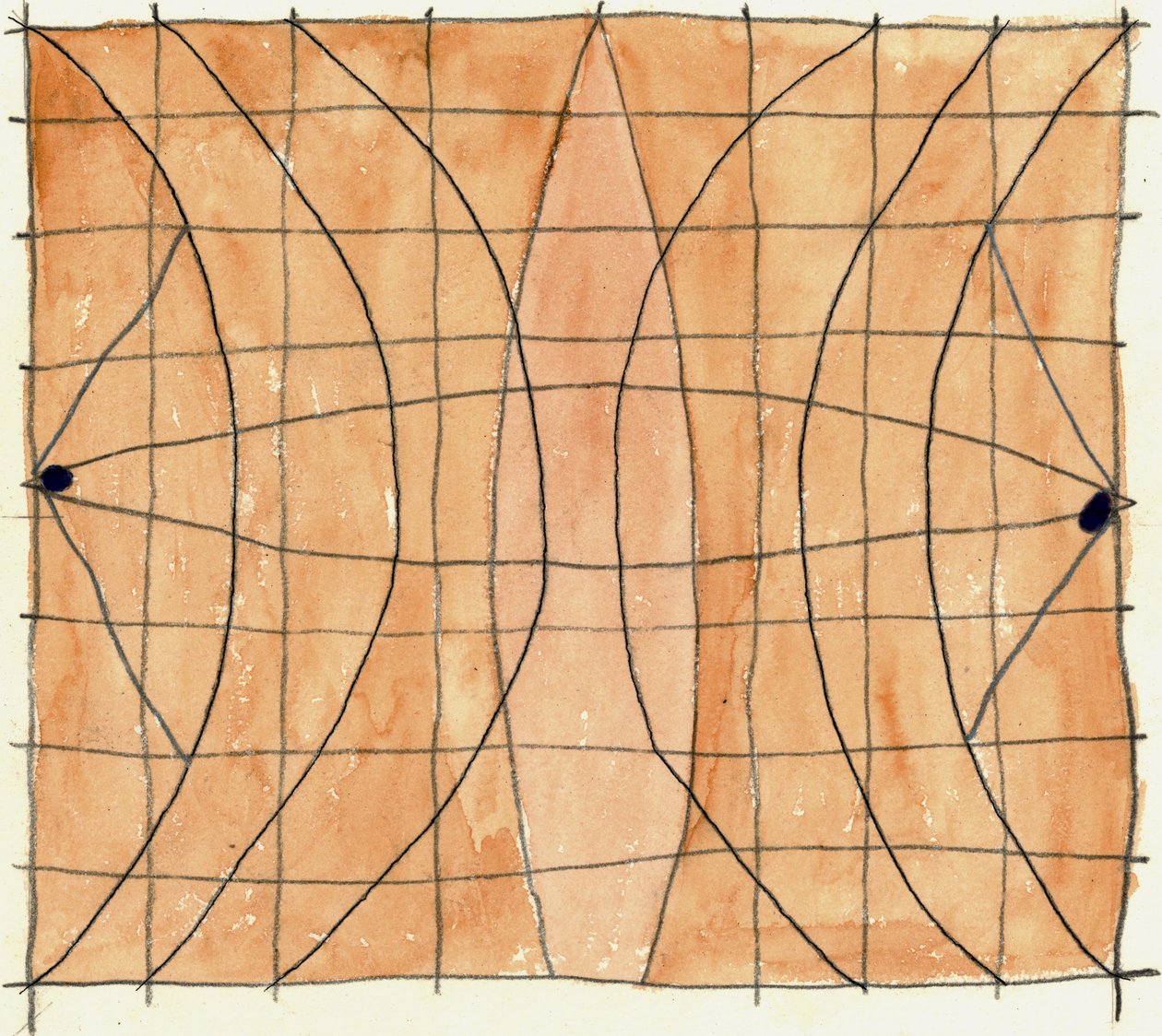 Carte polynésienne, 2020 (aquarelle) - Matthew Hilton