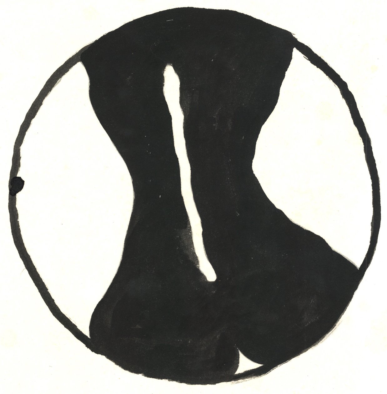 Du Serie Glyphes 8, 2017 (encre de Chine) - Matthew Hilton