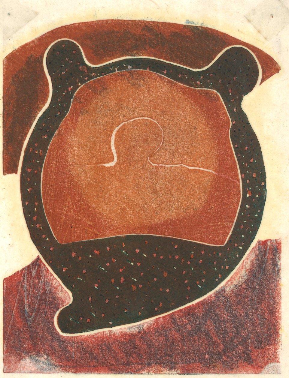 Objet, 2013 (linocut) - Matthew Hilton