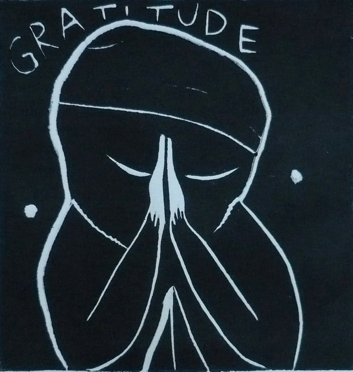 gratitude, 2005 (linoprint) - Matthew Hilton