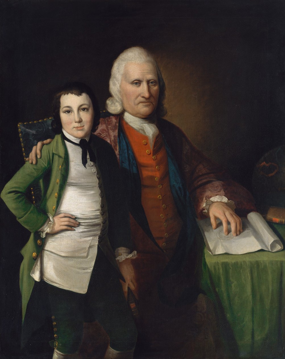 Cadwallader Colden et son petit-fils Warren De Lancey, vers 1772 - Matthew Pratt