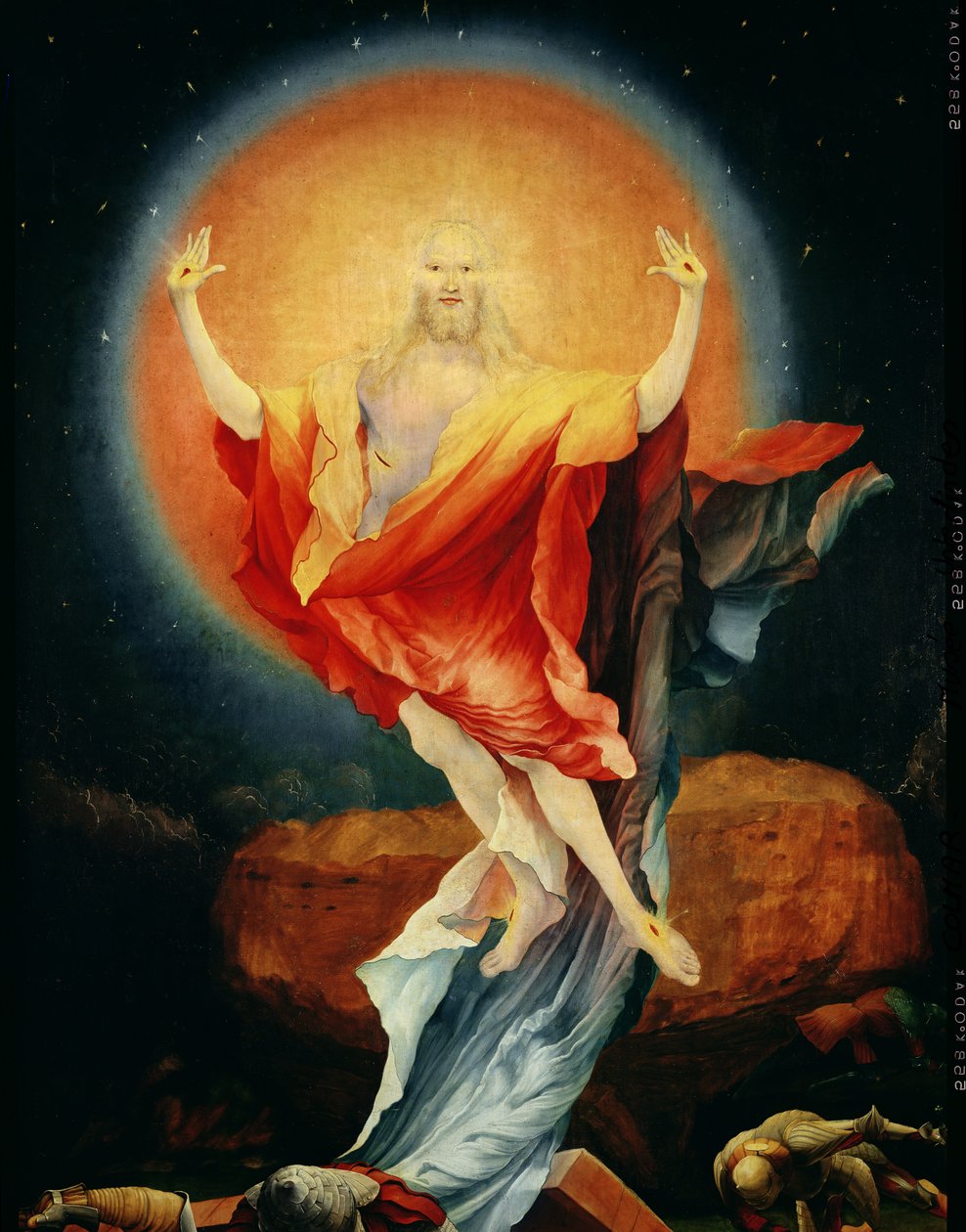 La Résurrection du Christ, du panneau droit du Retable d