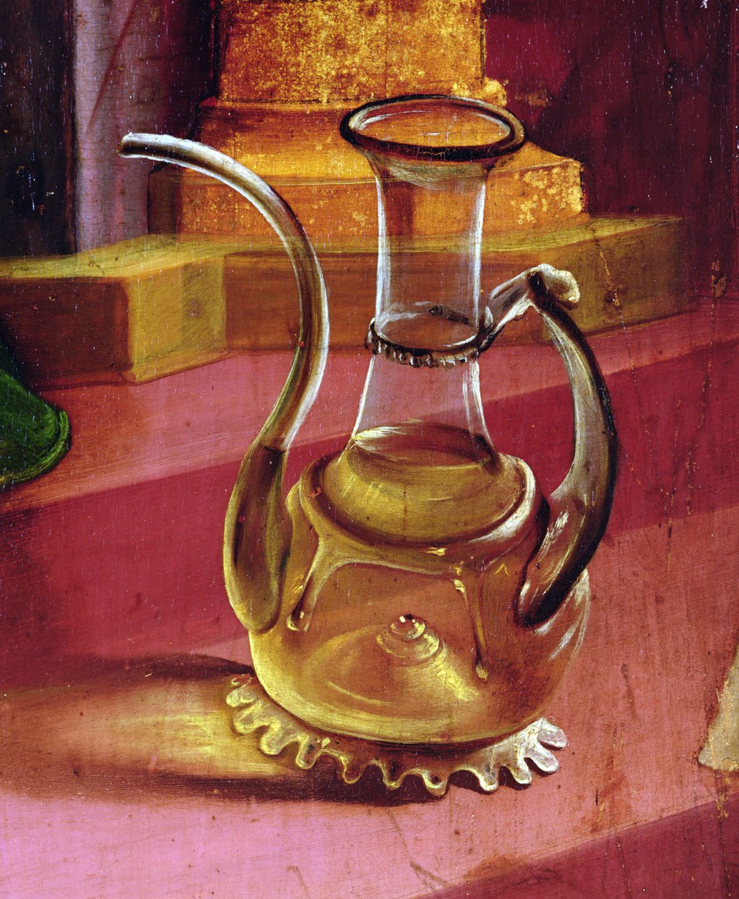 Une cruche en verre (détail) - Matthias Grünewald