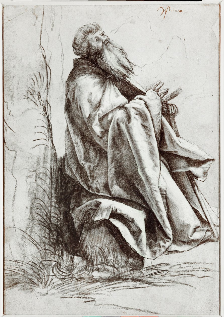 Saint Antoine de Padoue en prière - Matthias Gruenewald