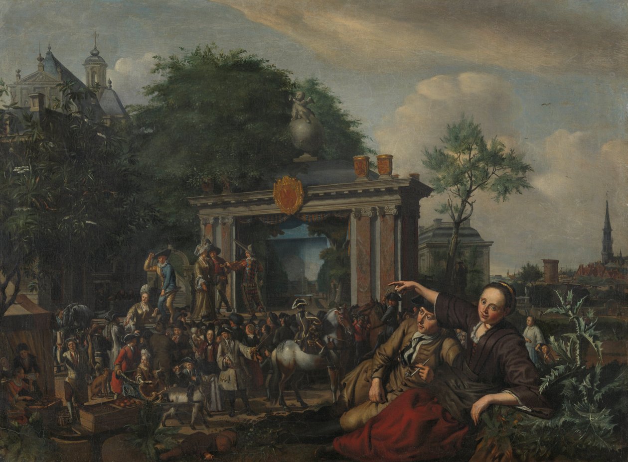 Représentation théâtrale en plein air - Matthys Naiveu