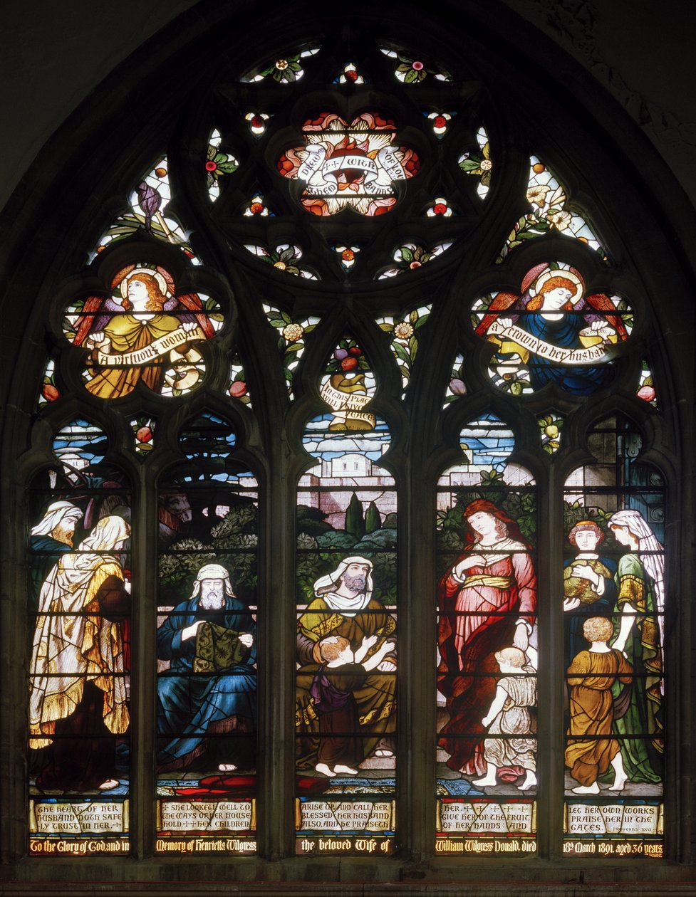 La femme vertueuse, Holy Trinity, Leamington Spa, Cottier & Co - Matthijs Maris