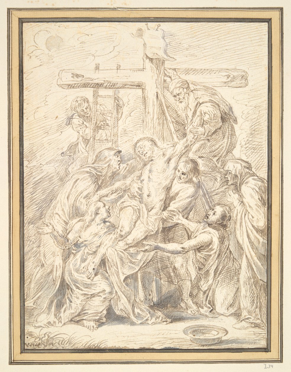 Descente de croix - Matthys van den Bergh
