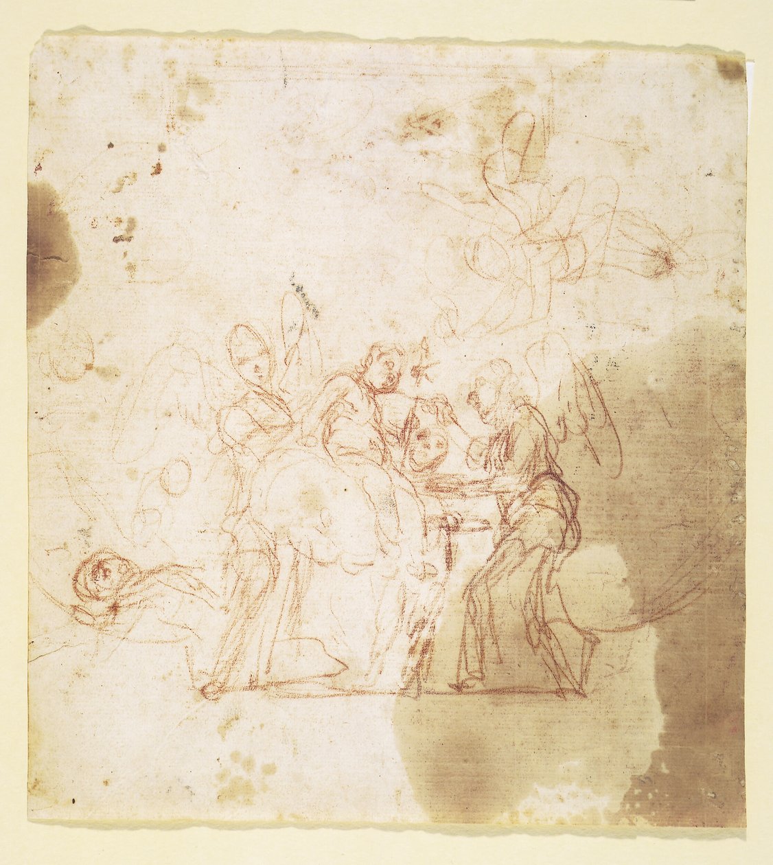 Saint Jean-Baptiste enfant assisté par des anges (?) - Mattia Preti