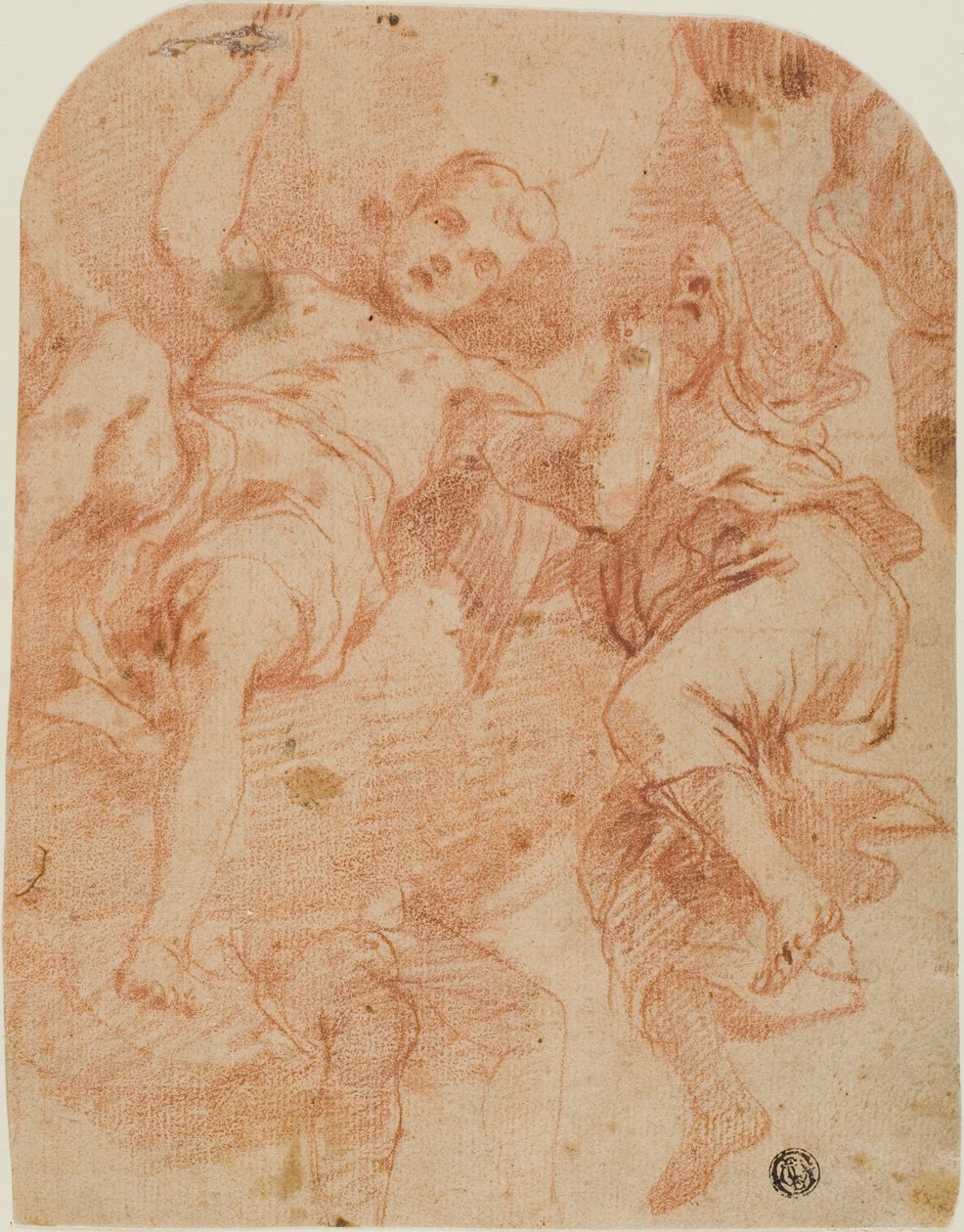 Étude de deux anges - Mattia Preti