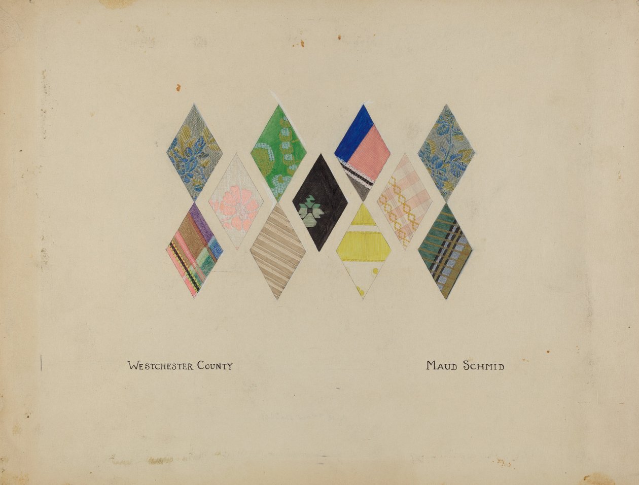 Motifs de courtepointe imprimés - Maud Schmid