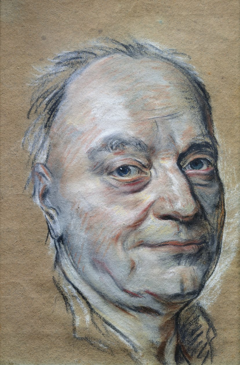 Portrait de Prosper Jolyot de Crébillon (1674-1762) 1761 - Maurice Quentin de La Tour