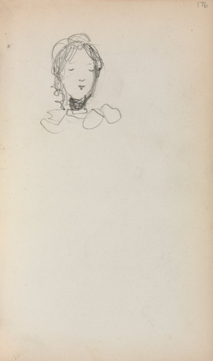 Carnet de croquis italien : Tête d