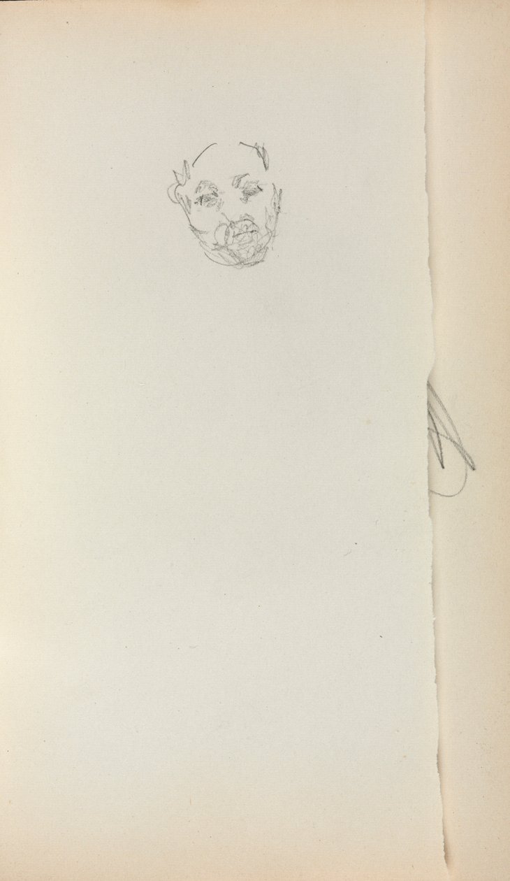 Carnet de croquis italien : Tête d