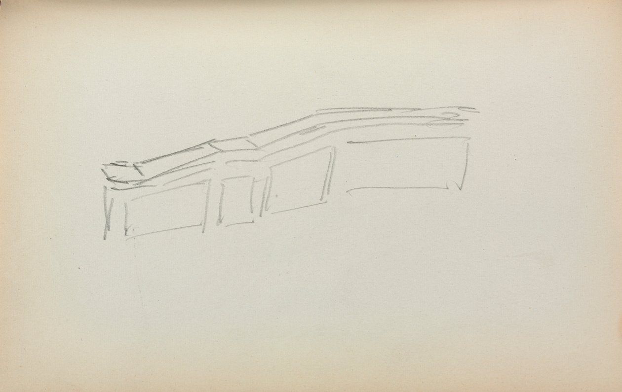 Carnet de croquis italien : Carrés et rectangles page 59, 1898-1899 - Maurice Brazil Prendergast