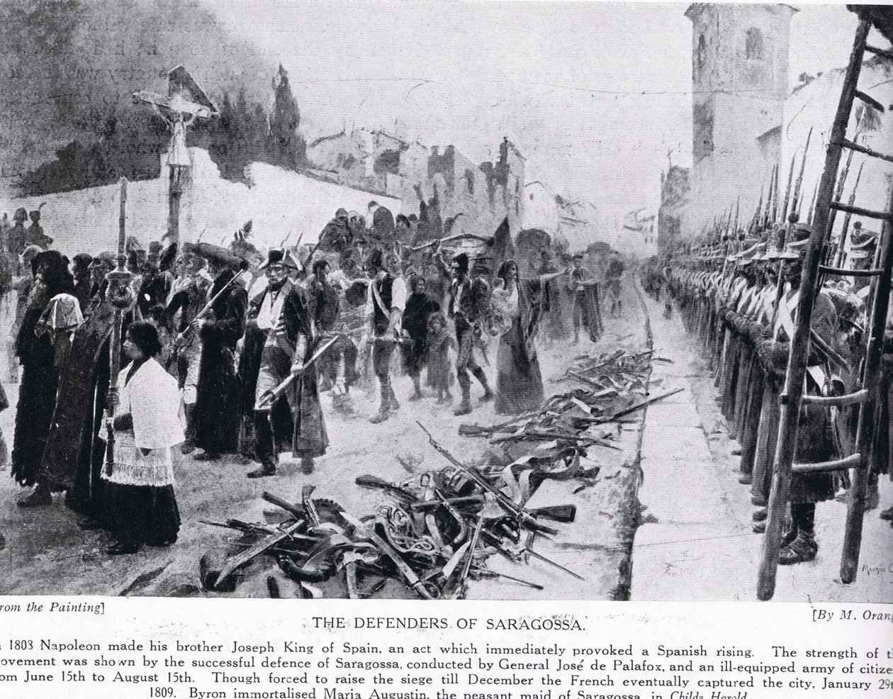 Les Défenseurs de Saragosse, illustration de 