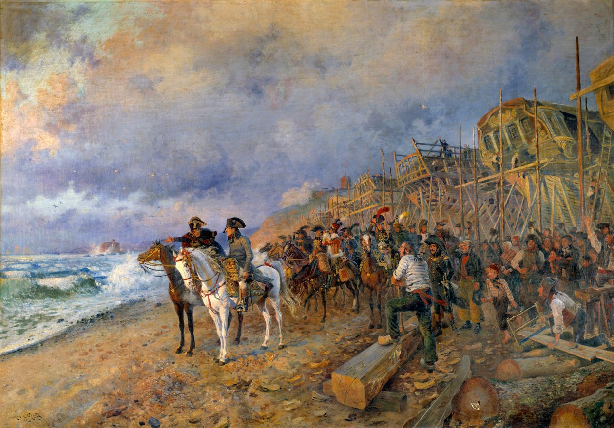 Le Premier Consul Napoléon Bonaparte (1769-1821) visite l