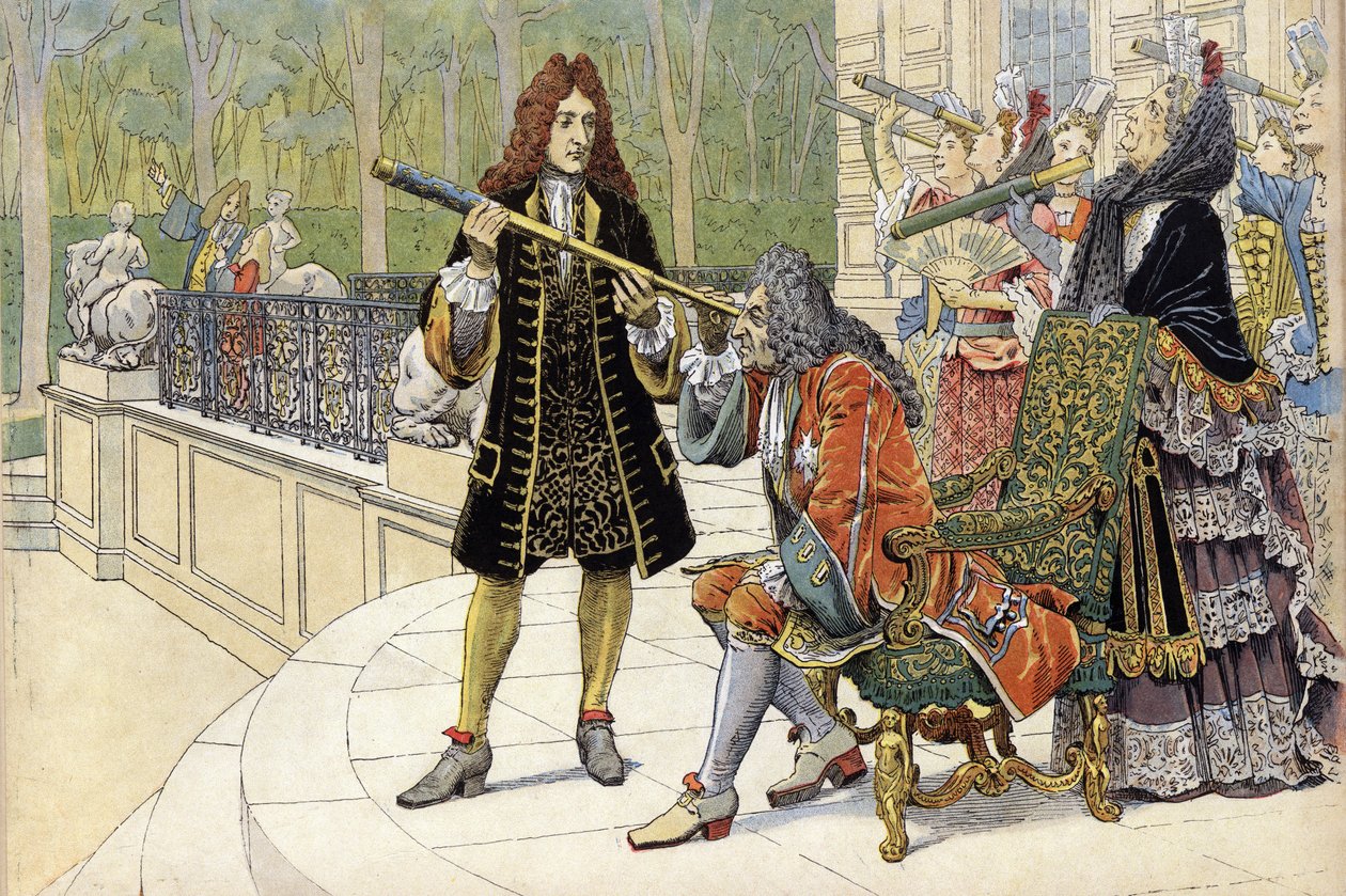 Aide par Jacques Cassini dit Cassini II (1677-1756) Louis XIV dit le Roi-Soleil - Maurice Leloir