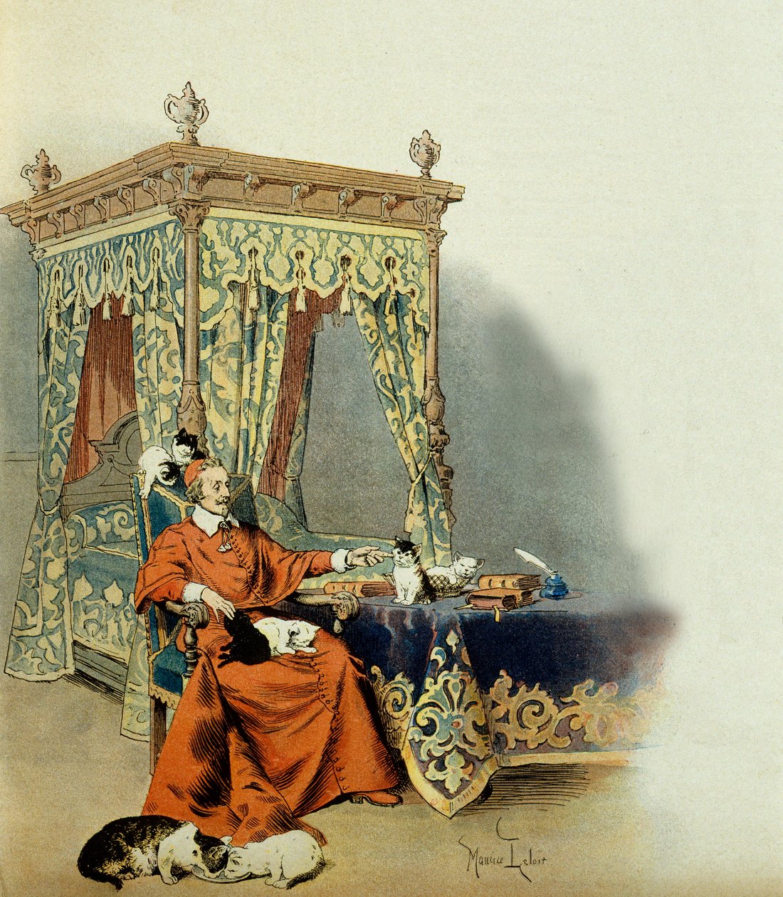Histoire de France : cardinal Richelieu (Armand Jean du Plessis) - Maurice Leloir
