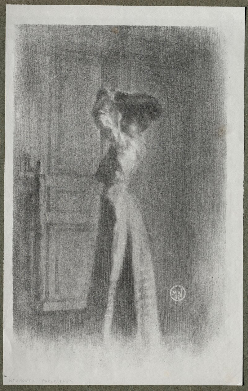 Femme à la mode, vers 1900 - Maurice Louis Henri Neumont
