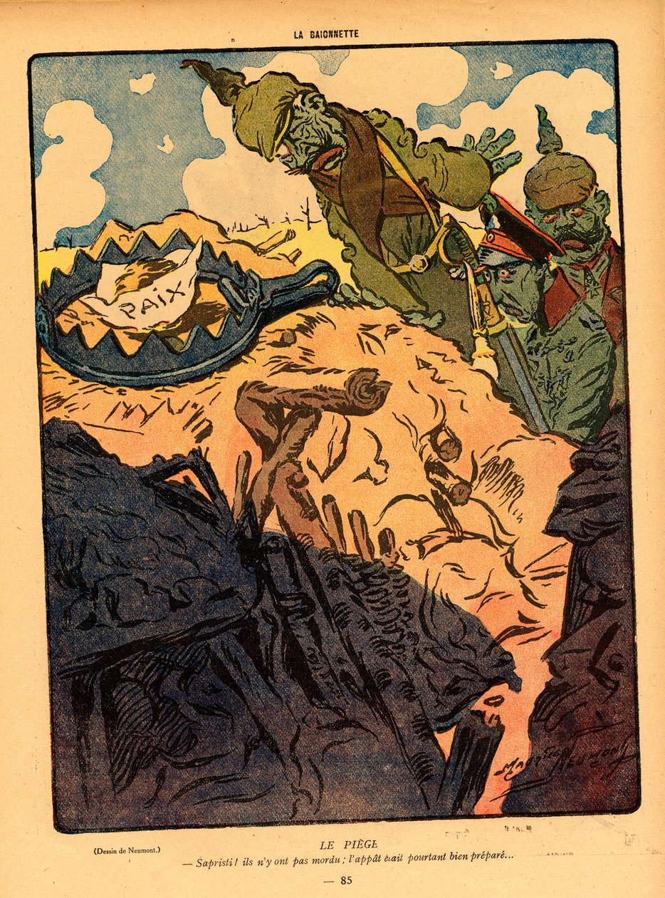 Illustration pour le magazine "La Baionette" - Maurice Neumont