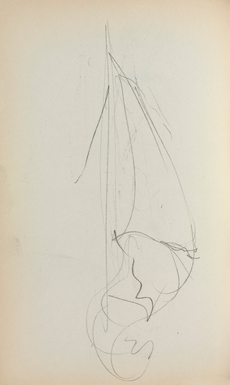 Carnet de croquis italien : Voile (page 73) - Maurice Prendergast