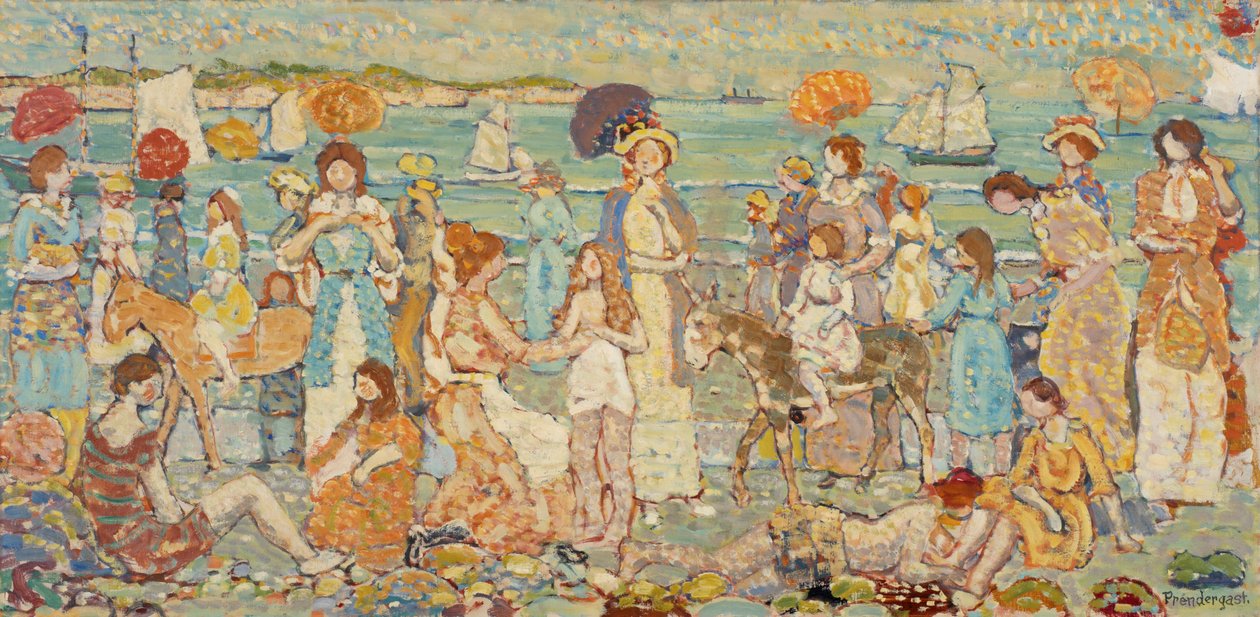La Plage "No. 3" - Maurice Prendergast