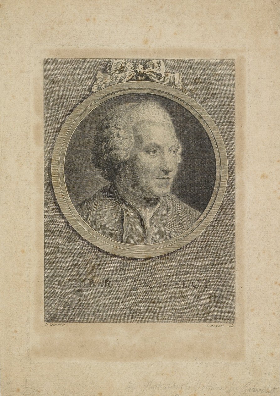 Hubert Gravelot, gravé par Jean Massard l