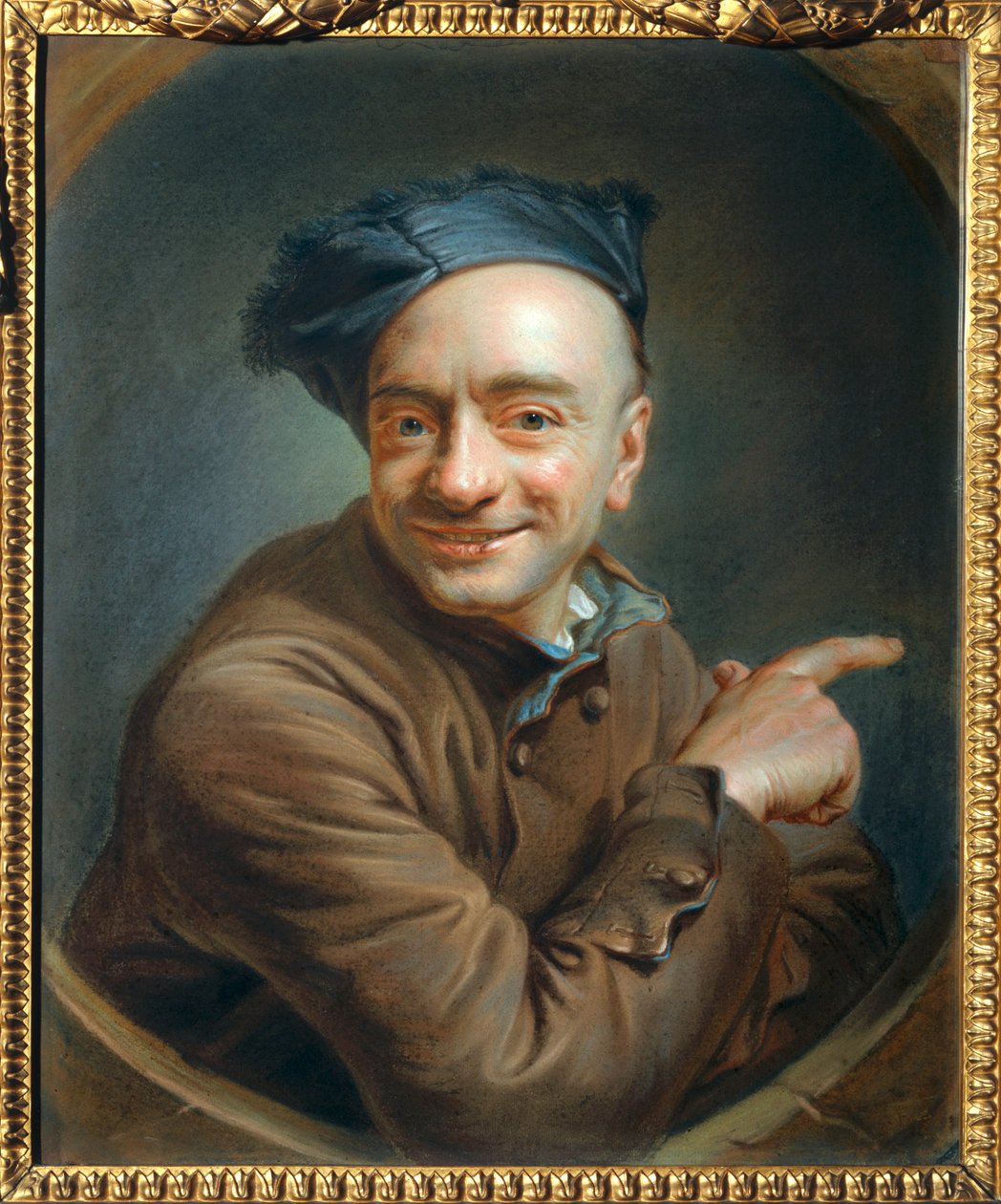 Autoportrait en rieur - Self-portrait in laughter ... - Maurice-Quentin de La Tour