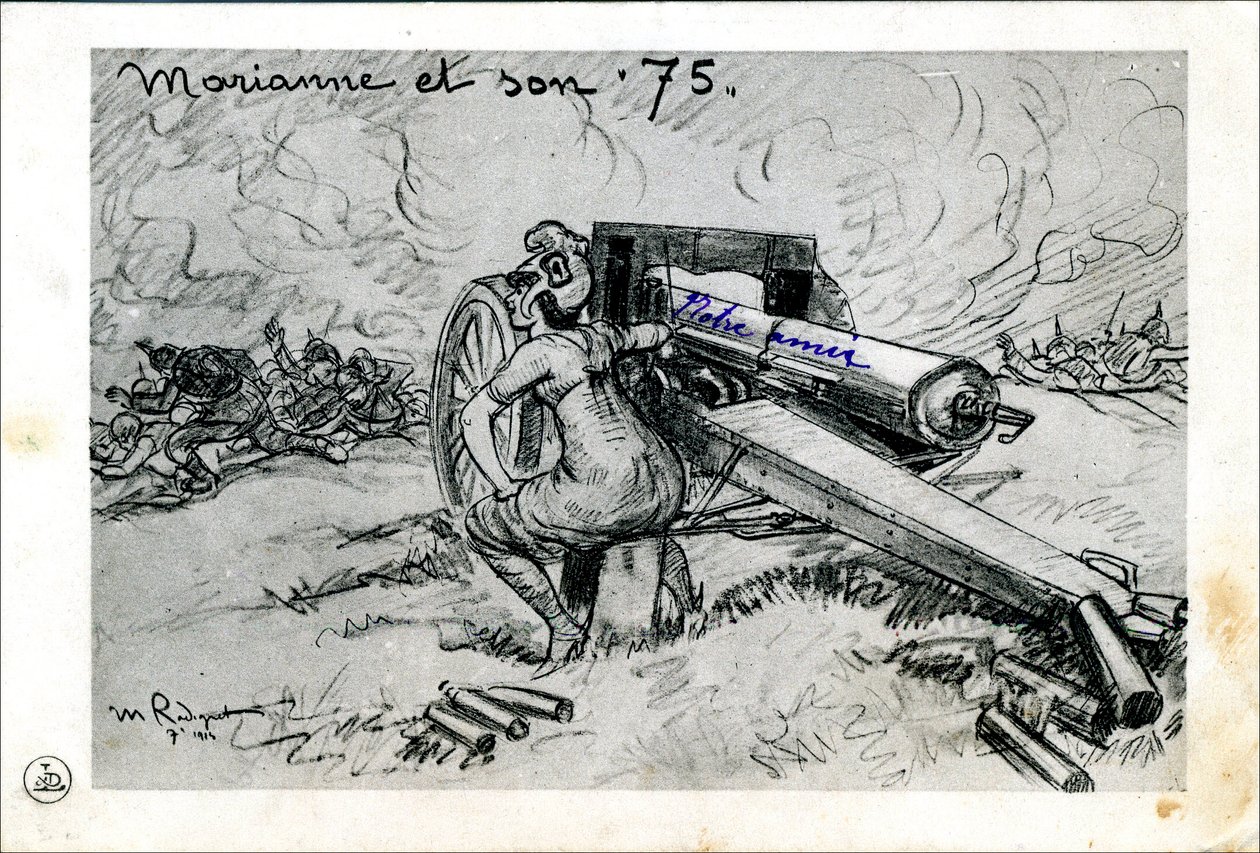 Carte postale, Satirique en N & B - Maurice Radiguet