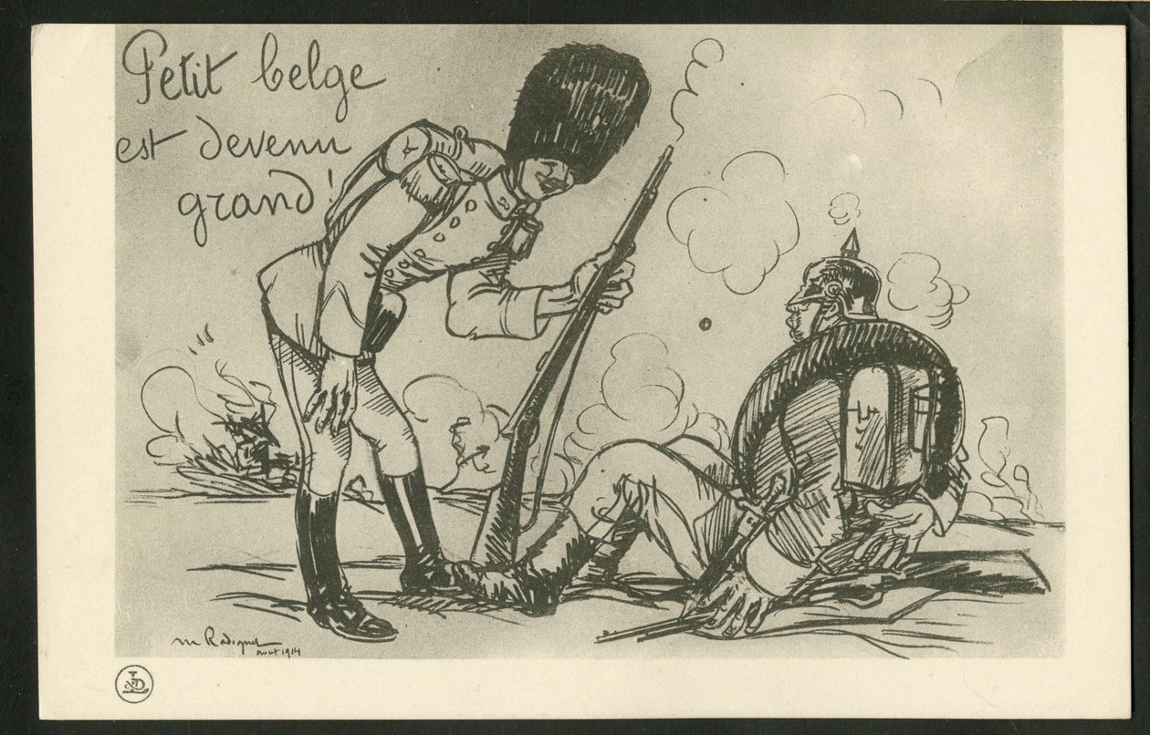Carte postale, Satirique en N & B - Maurice Radiguet