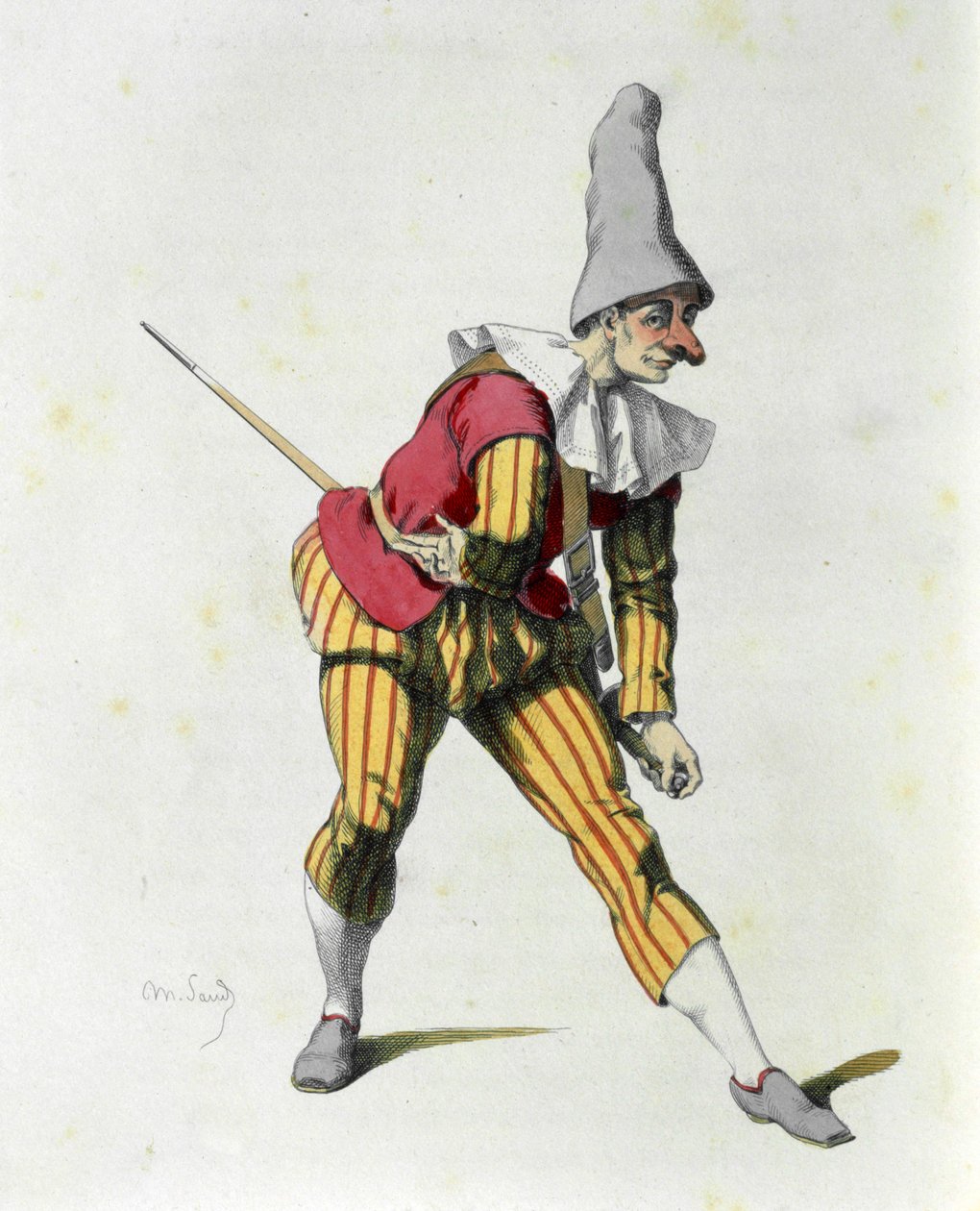 Brighella (gravure) - Maurice Sand