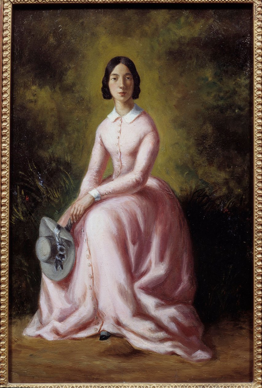 Portrait de la chanteuse Pauline Viardot (1821-1910) Peinture de Maurice Sand (1823-1889) 19ème siècle Paris, musée de la Vie Romantique - Maurice Sand