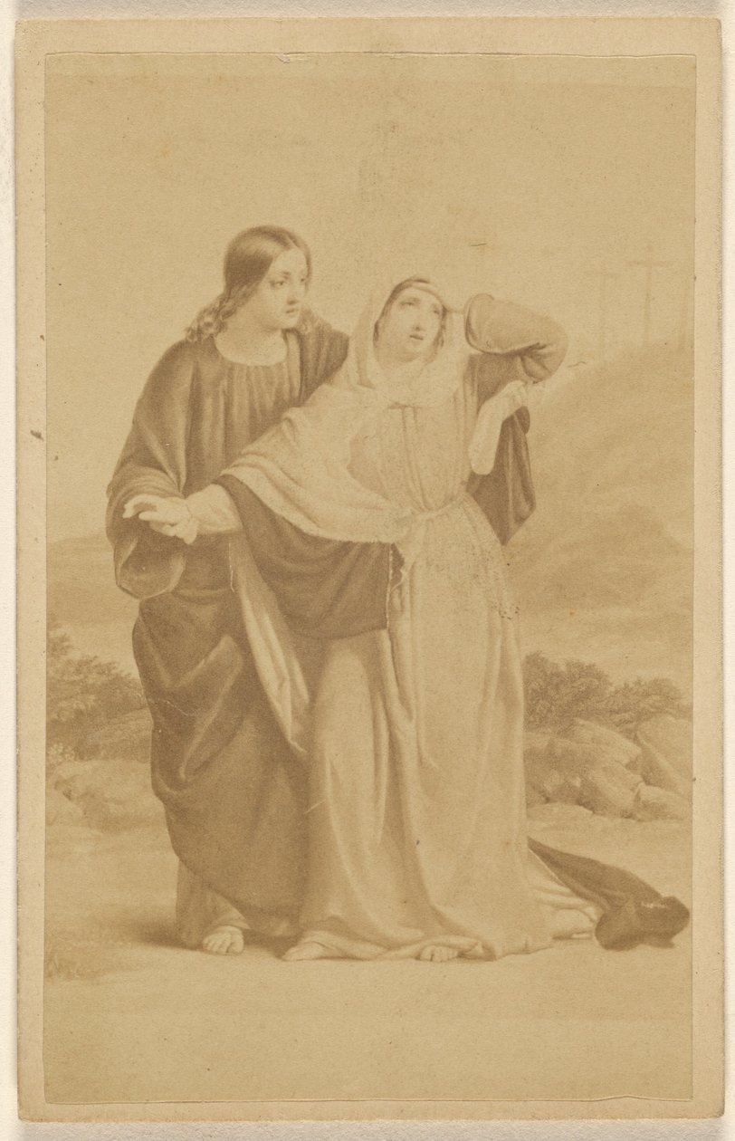 Saint Jean conduisant la Sainte Vierge à sa maison. [copie d