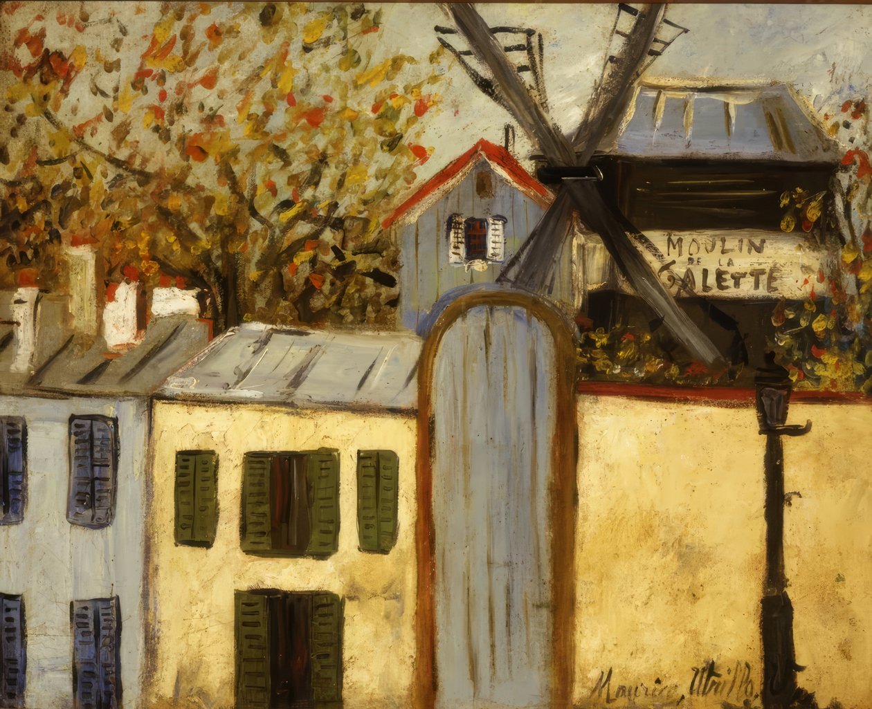 Moulin de la Galette von Maurice Utrillo