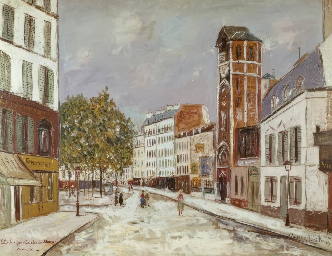 Place des Abbesses - Maurice Utrillo