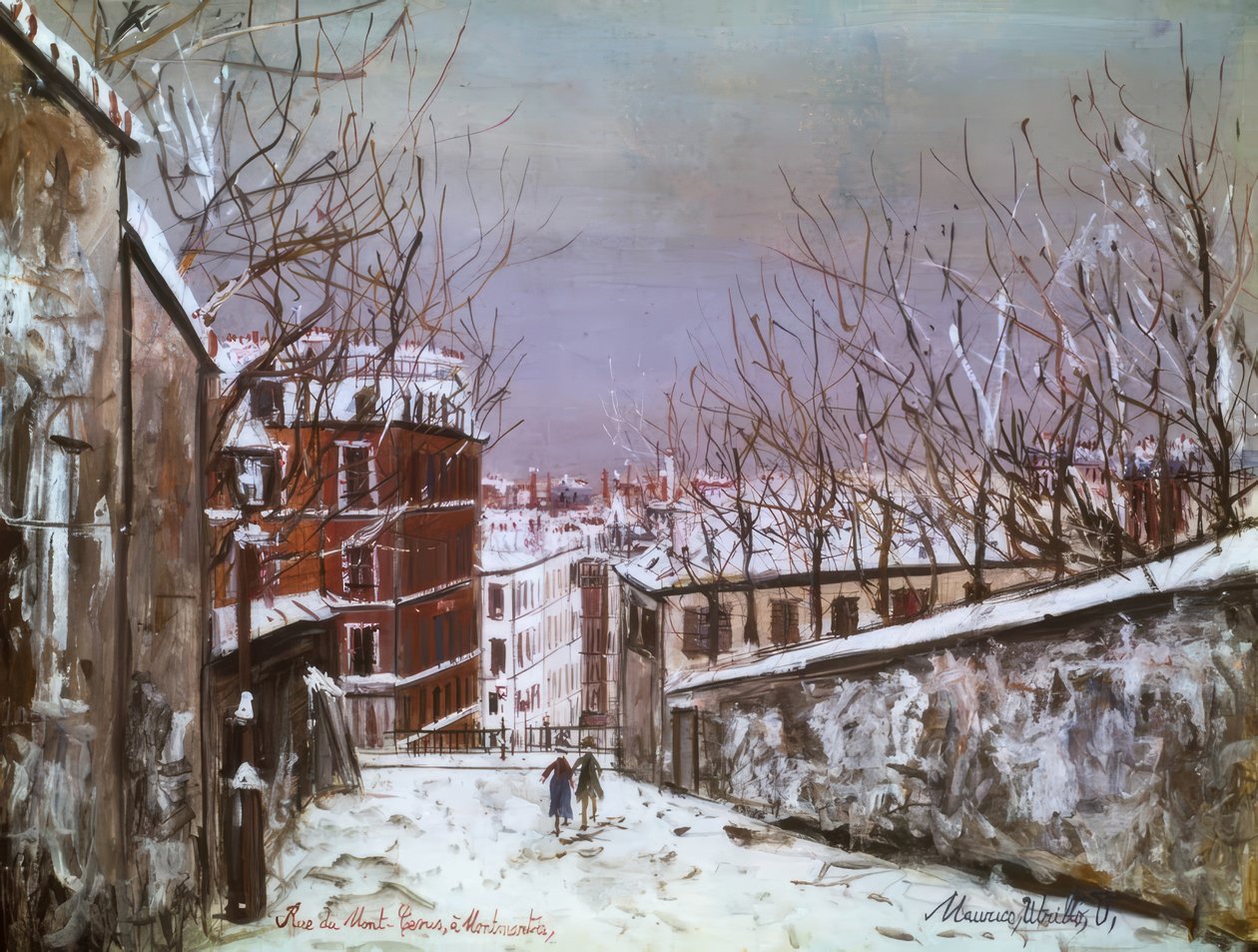 Rue du Mont-Cenis à Montmartre - Maurice Utrillo