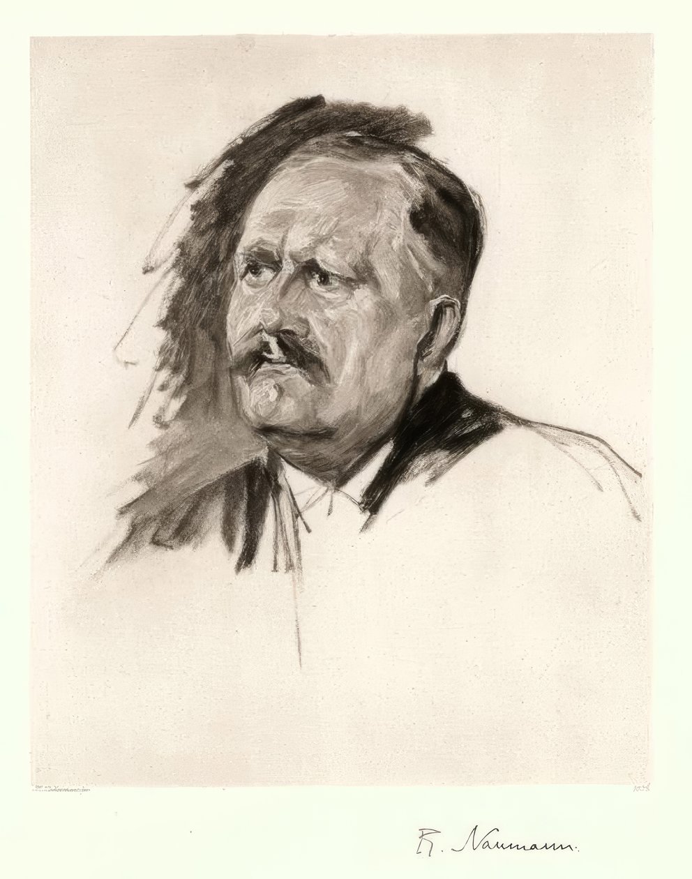 Fr. Naumann / Portrait de M. Liebermann - Max Liebermann
