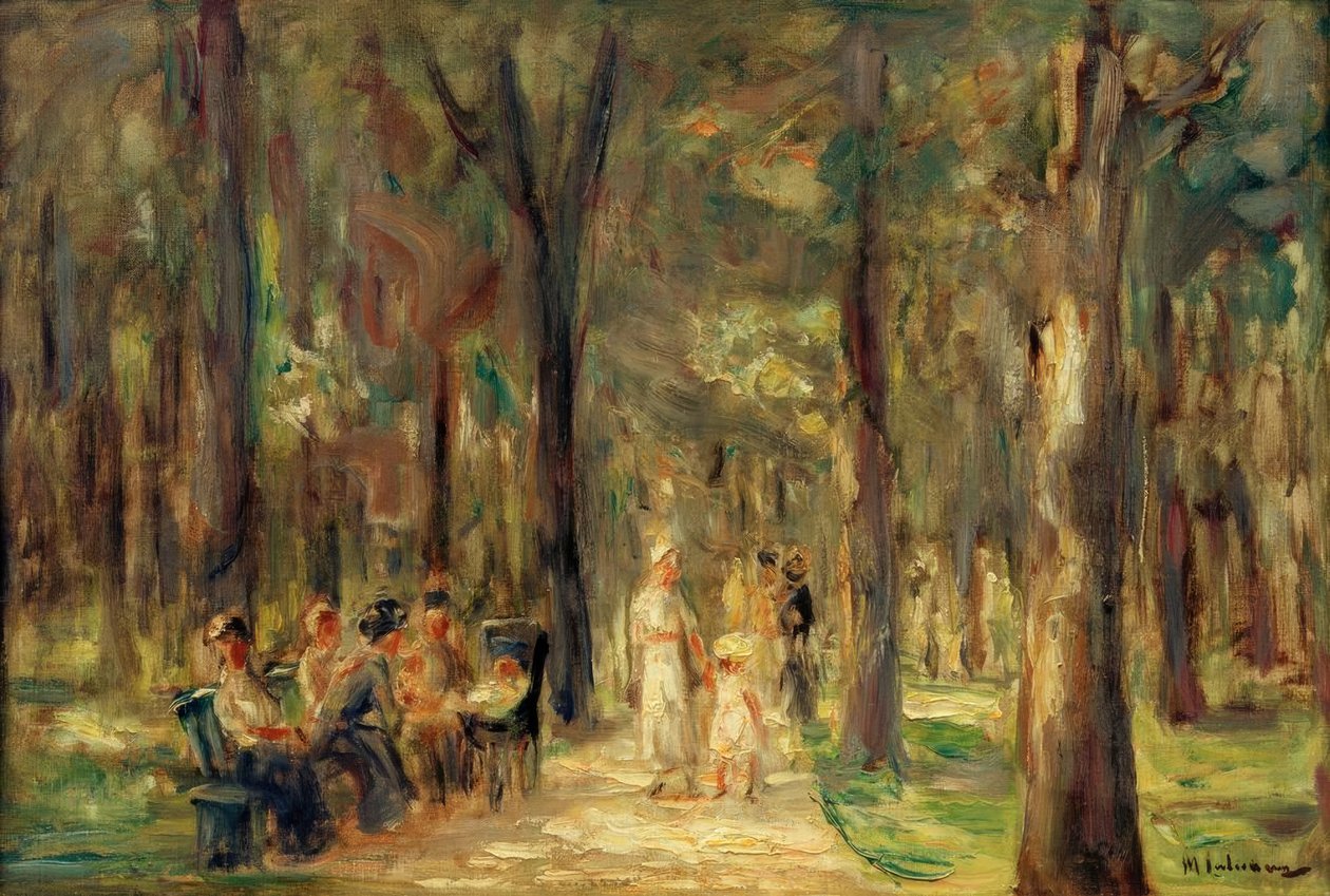 Dans le Tiergarten - Max Liebermann