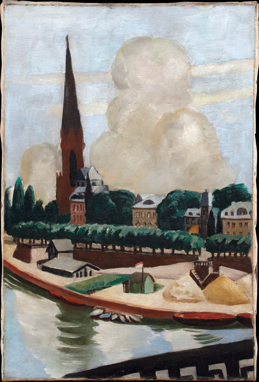 Au coin de Main Street et de Church Street - Max Beckmann