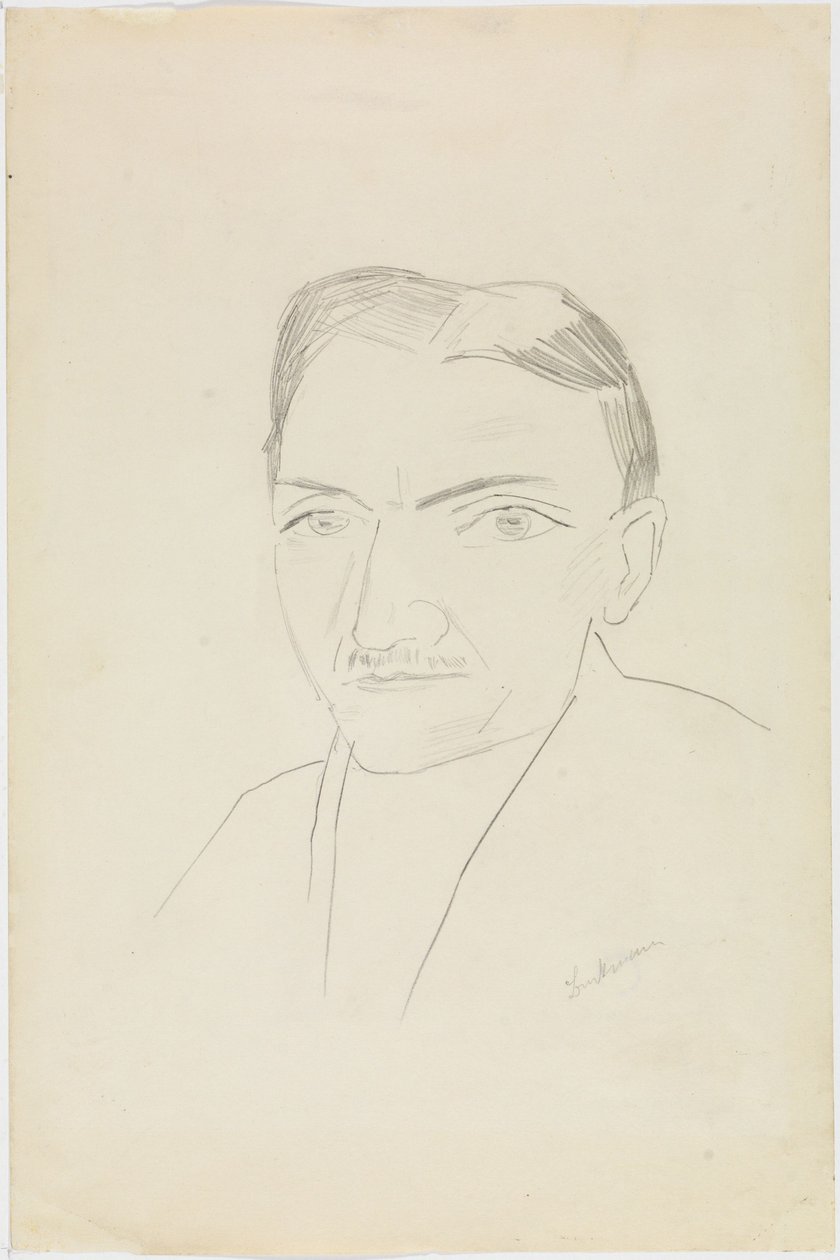 Portrait de Fritz Wichert - Max Beckmann