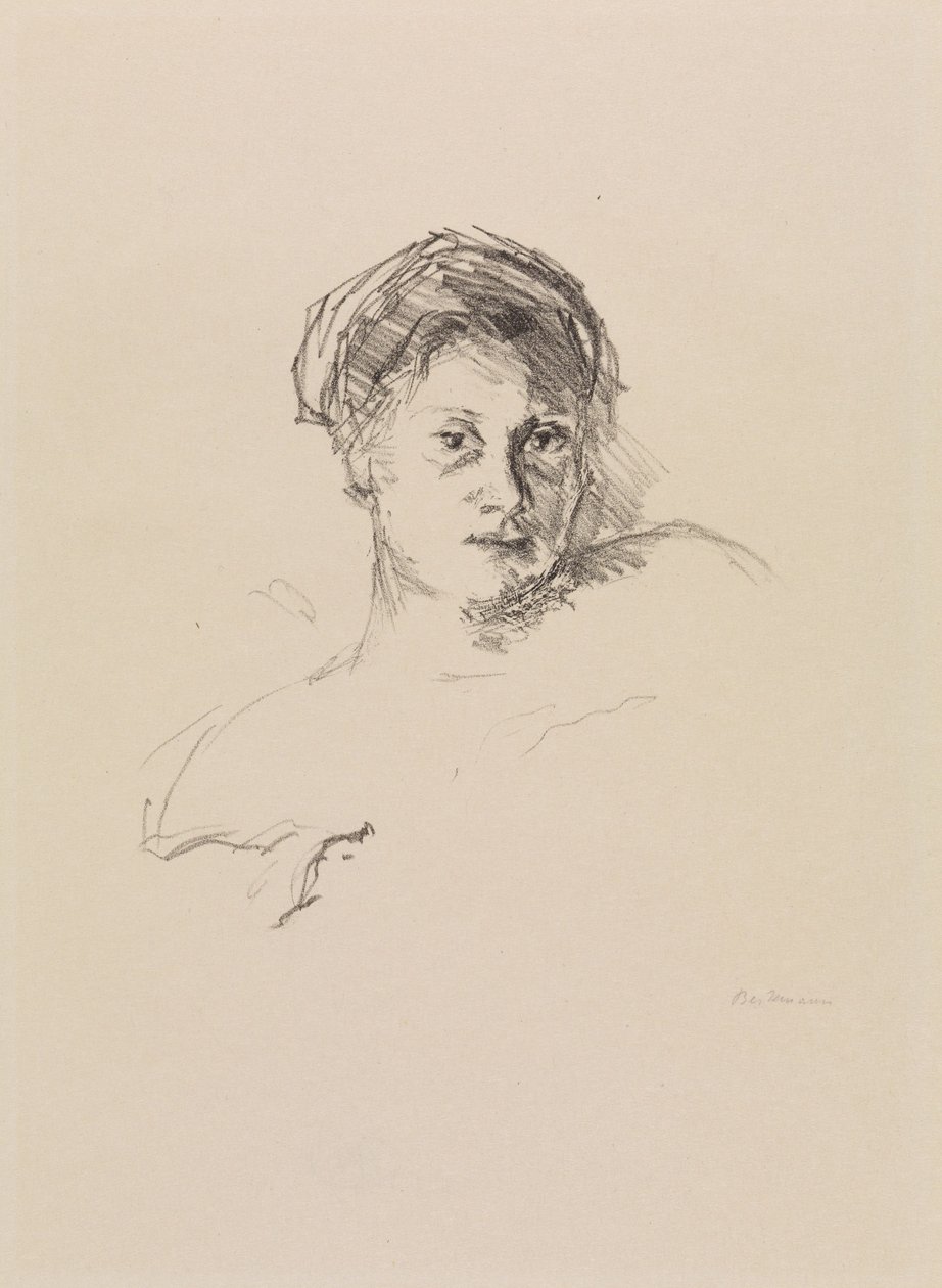 Portrait de Minna Beckmann-Tube - Max Beckmann