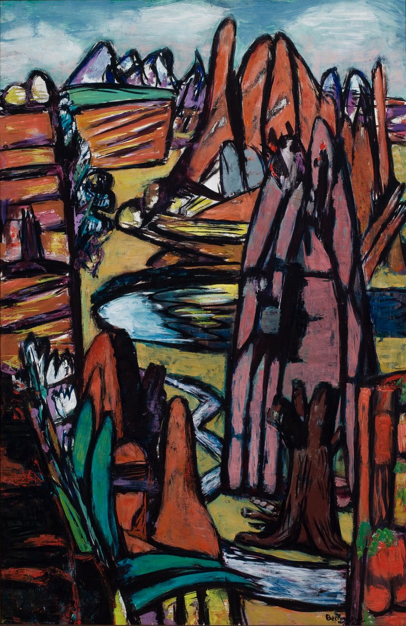 Boulder - Paysage rocheux - Max Beckmann