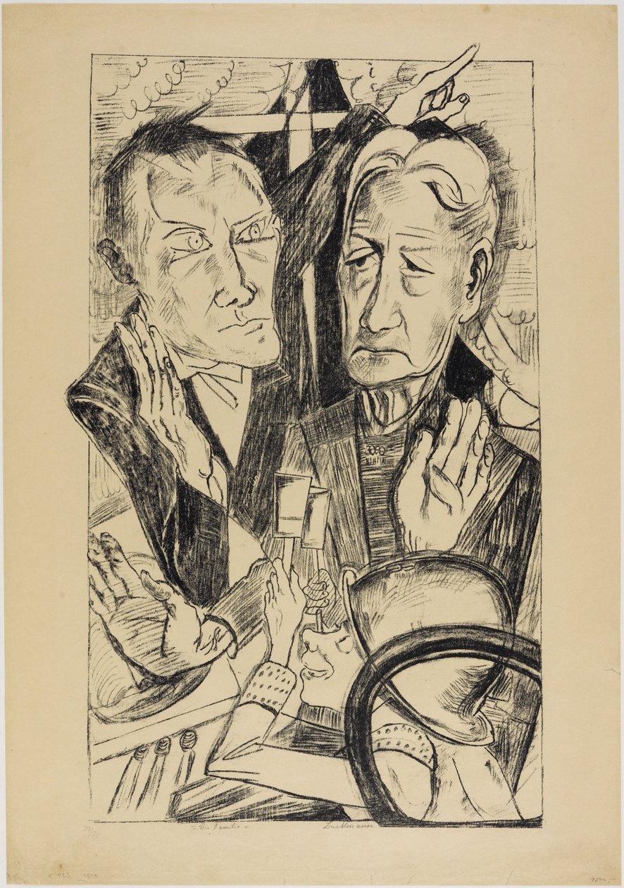 La famille (la famille Beckmann) - Max Beckmann