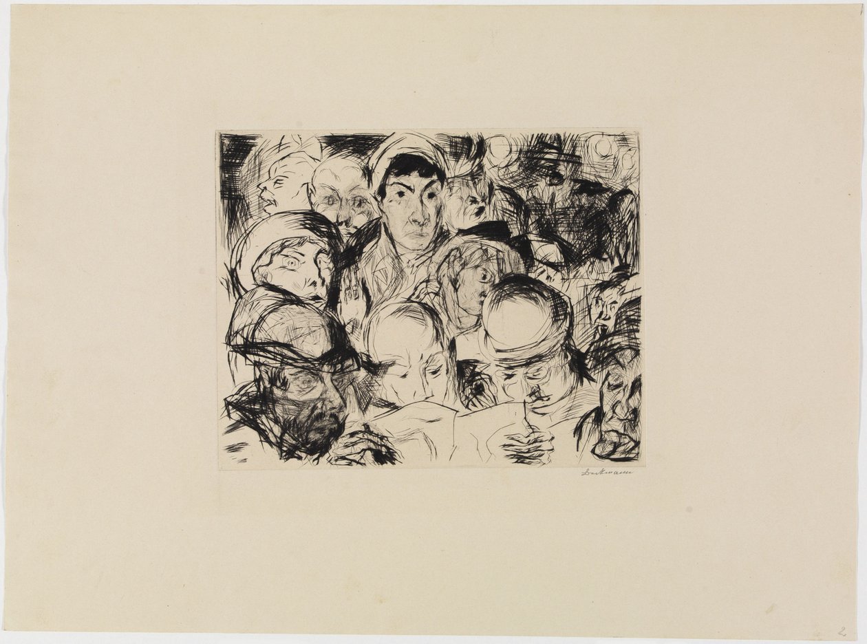 La déclaration de guerre - Max Beckmann