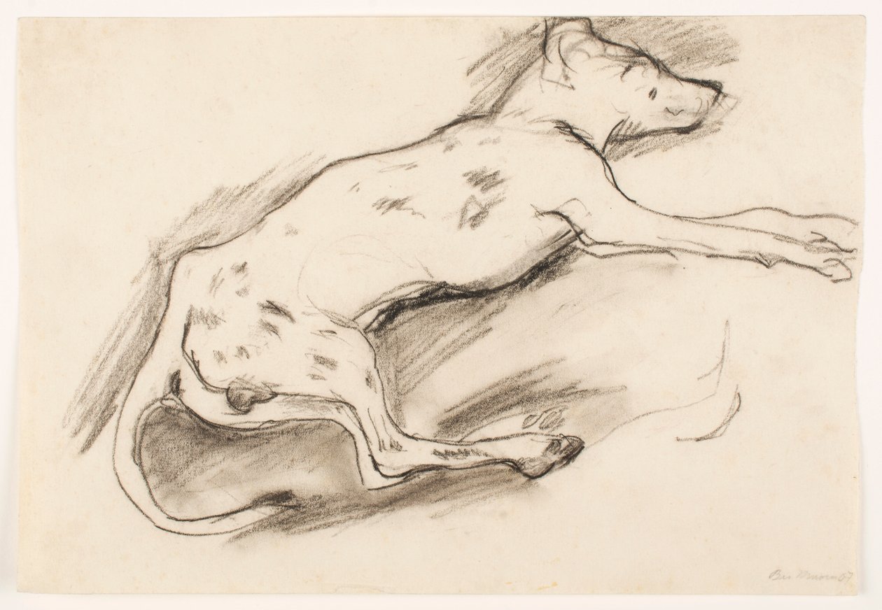 Chien avec des taches noires - Max Beckmann