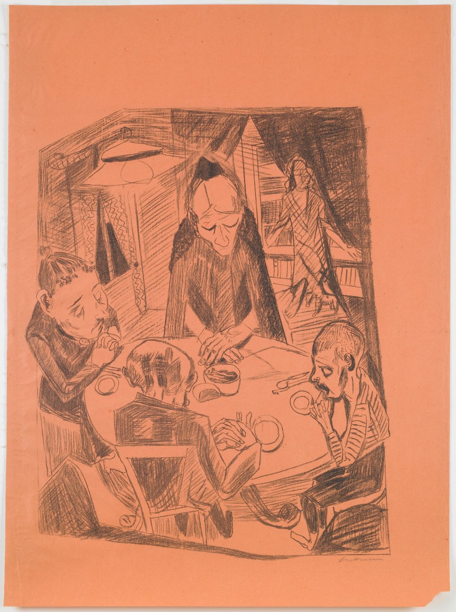Hunger, Platte 5 aus dem Portfolio „Hölle“ - Max Beckmann