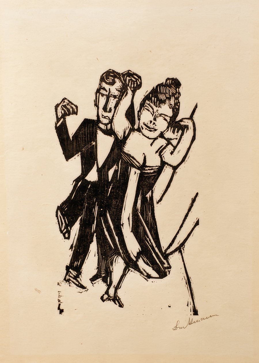 Petit couple dansant - Max Beckmann